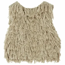 Gilet Franges | Gris