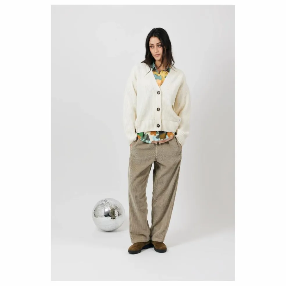 Gilet Gihane Laine | Ecru