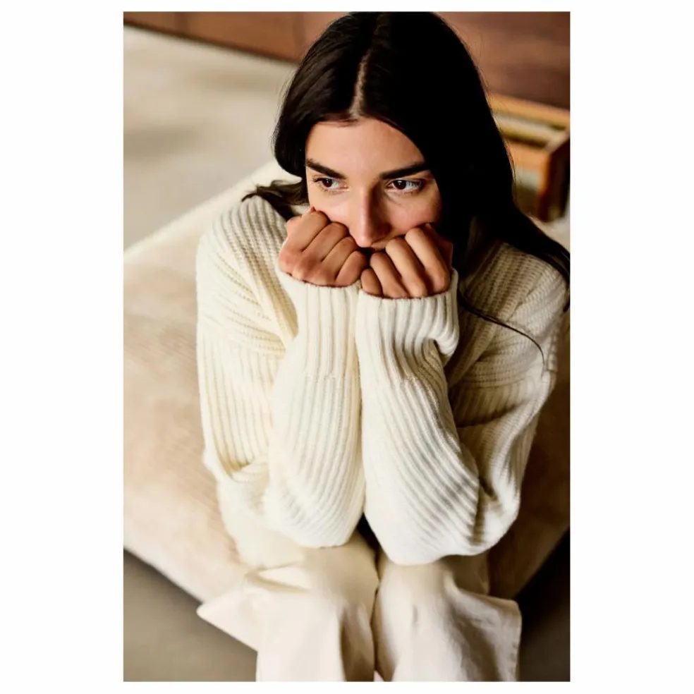 Gilet Gihane Laine | Ecru