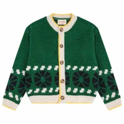 Gilet Jacquard Laine | Vert