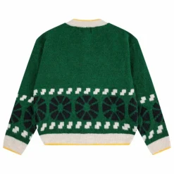 Gilet Jacquard Laine | Vert