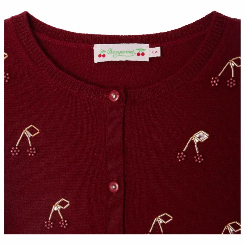Gilet Jonia Cachemire | Bordeaux