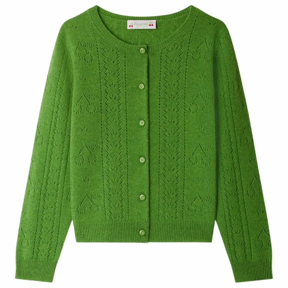 Gilet Josiane Cachemire | Vert