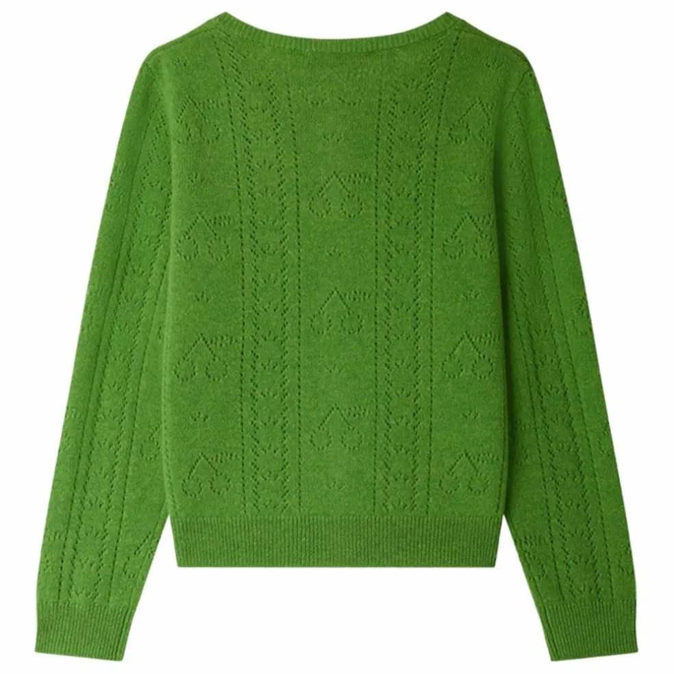 Gilet Josiane Cachemire | Vert