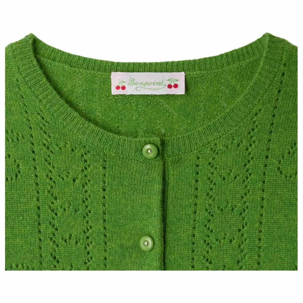 Gilet Josiane Cachemire | Vert