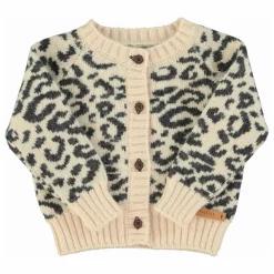 Gilet Léopard Laine | Rose pâle
