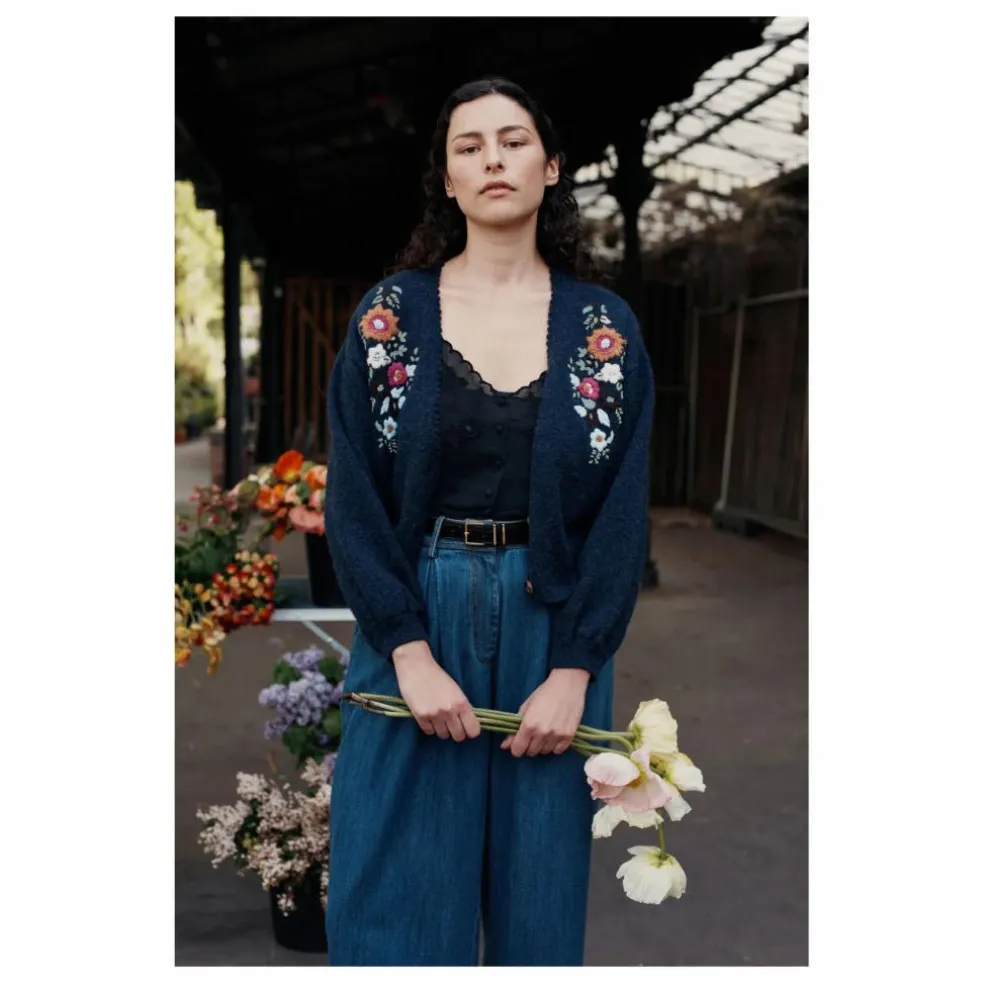 Gilet Lunami Fibres Recyclées- Collection Femme | Bleu marine