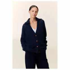 Gilet Marloup Core Super Kid Mohair | Bleu marine