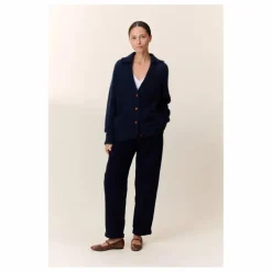 Gilet Marloup Core Super Kid Mohair | Bleu marine