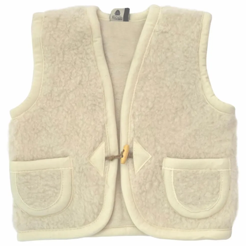Gilet Sans Manches Alpen Bébé | Ecru