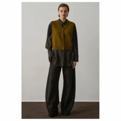 Gilet Sans Manches Chiara Laine Mérinos | Bronze