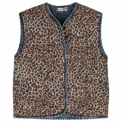 Gilet Sans Manches Demain Léopard | Marron