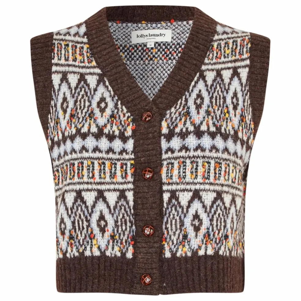 Gilet Sans Manches Francesca | Marron