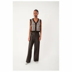 Gilet Sans Manches Francesca | Marron