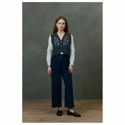 Gilet Sans Manches Ibinka Laine - Collection Femme | Charbon