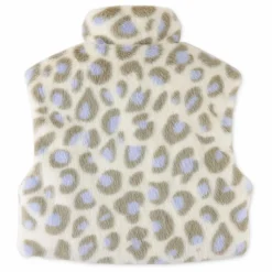 Gilet Sans Manches Léopard | Ecru