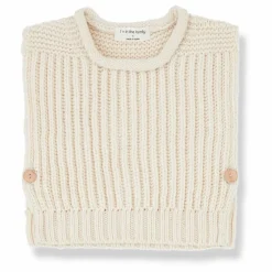 Gilet Sans Manches Philo Laine | Ecru