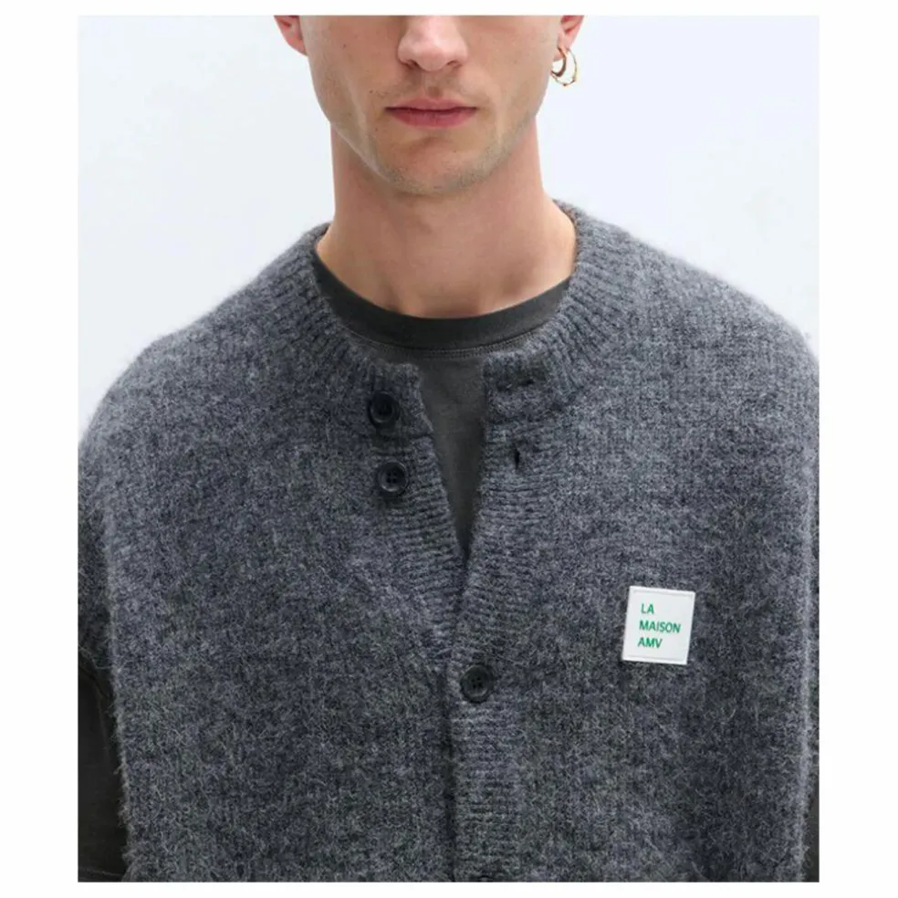 Gilet Sans Manches Vitow Laine et Alpaga | Acier