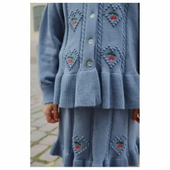 Gilet Soleil Coton Bio | Bleu