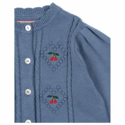 Gilet Soleil Coton Bio | Bleu