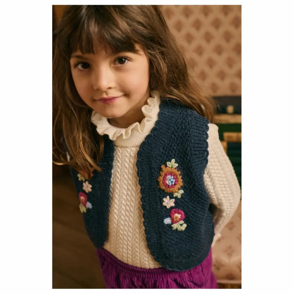 Gilet Sylna Laine | Bleu marine
