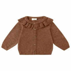 Gilet Volants Fibres recyclées | Marron