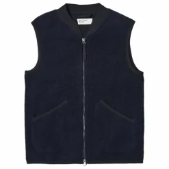 Gilet Zippé Sans Manches | Bleu marine