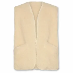 Gilets Sans Manches Réversible Façon Sherpa Jambo | Beige