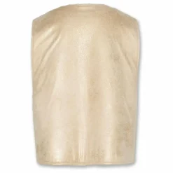 Gilets Sans Manches Réversible Façon Sherpa Jambo | Beige