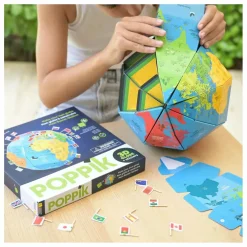 Globe à construire Drapeaux