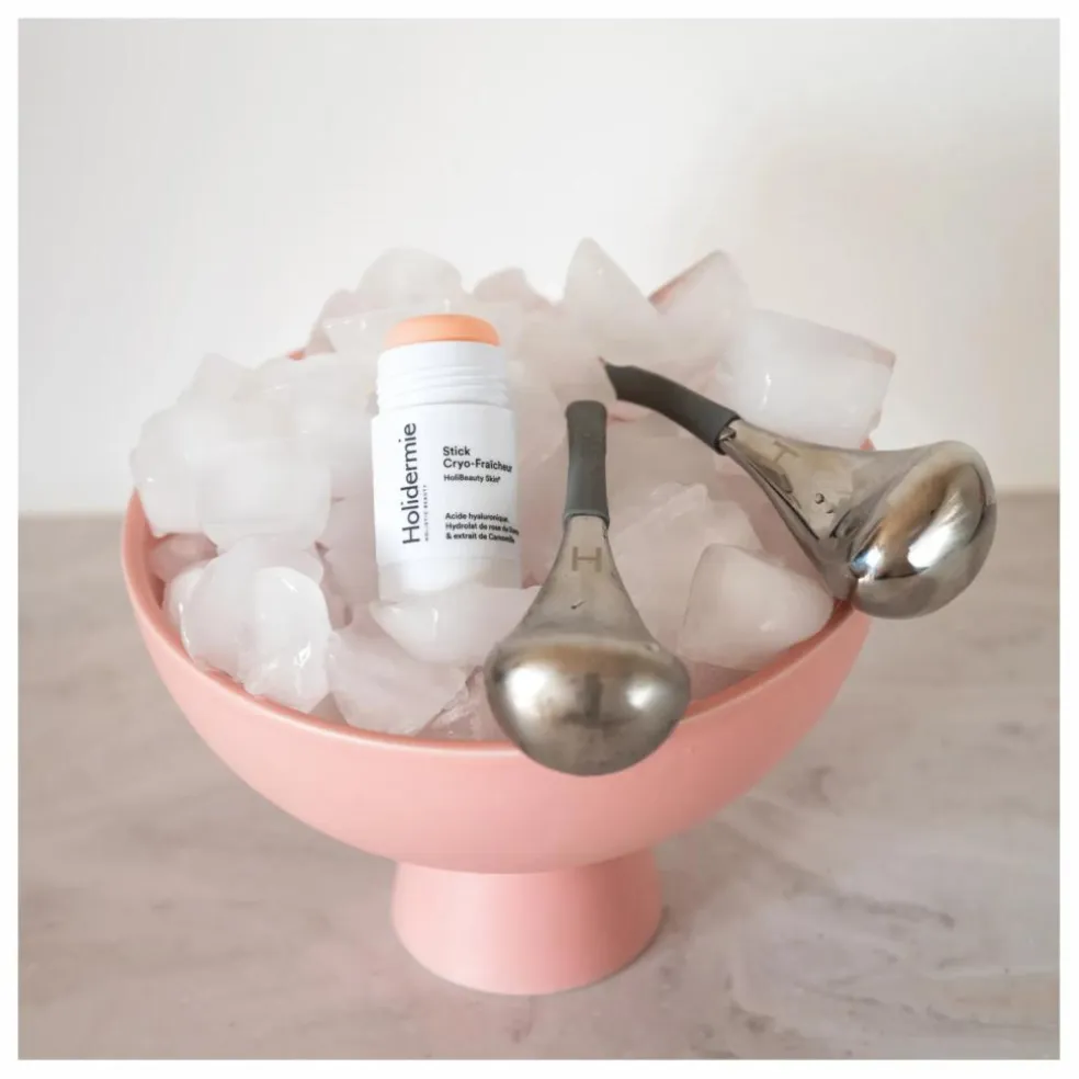 Globes de cryothérapie visage | Argenté