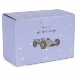 Gobelet glitter Race - Set de 2 | Bleu