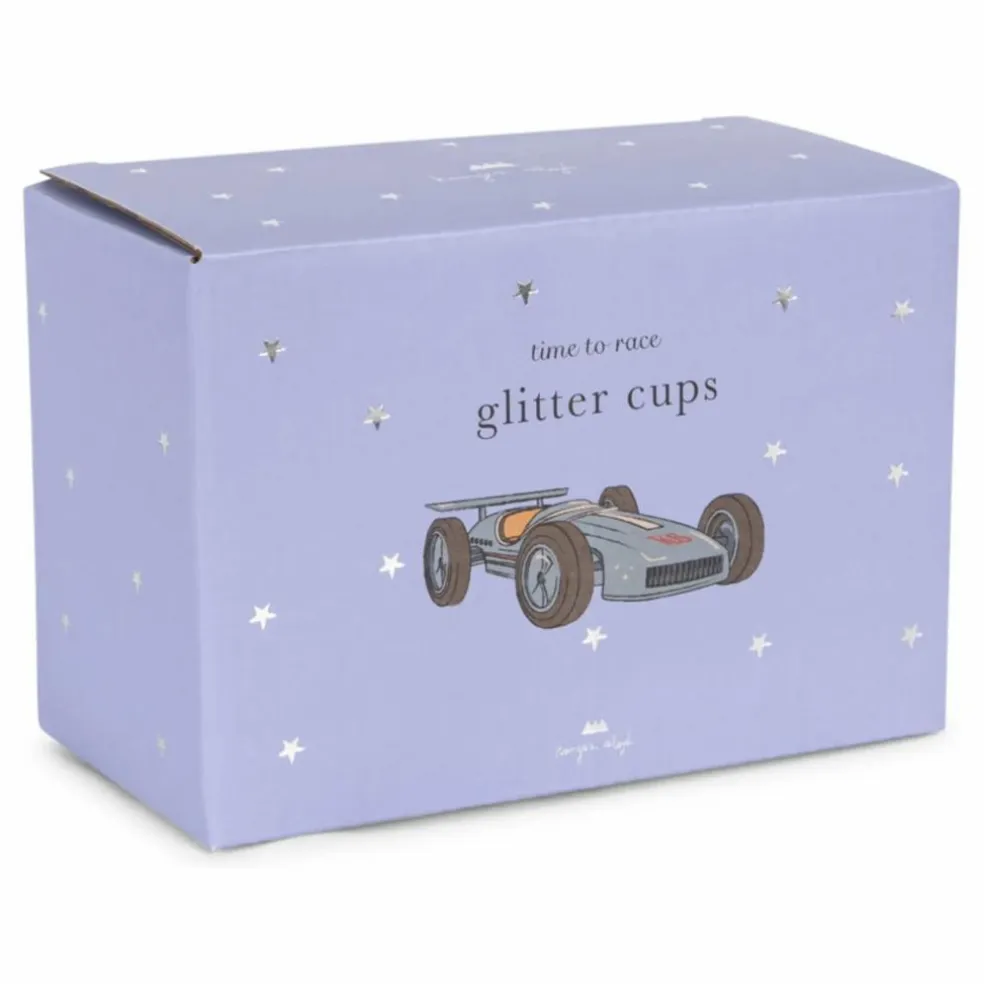Gobelet glitter Race - Set de 2 | Bleu
