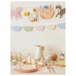 Gobelets Chat pastel - Set de 8