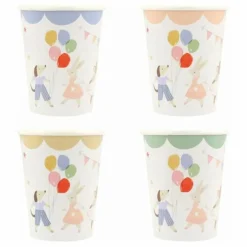 Gobelets d'anniversaire Animal Friends - Set de 8