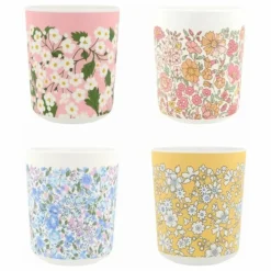 Gobelets en mélamine - Meri Meri x Liberty - Set de 4