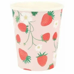 Gobelets Fraise - Set de 8