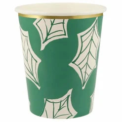 Gobelets Noël motifs Block Print - set de 8