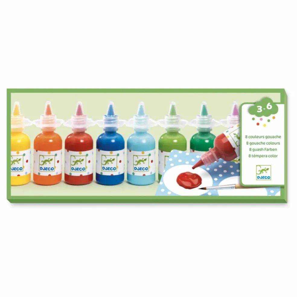 Gouaches bouteilles - Set de 8