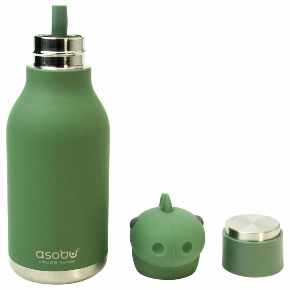 Gourde en inox Dinosaure | Vert
