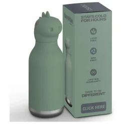 Gourde en inox Dinosaure | Vert