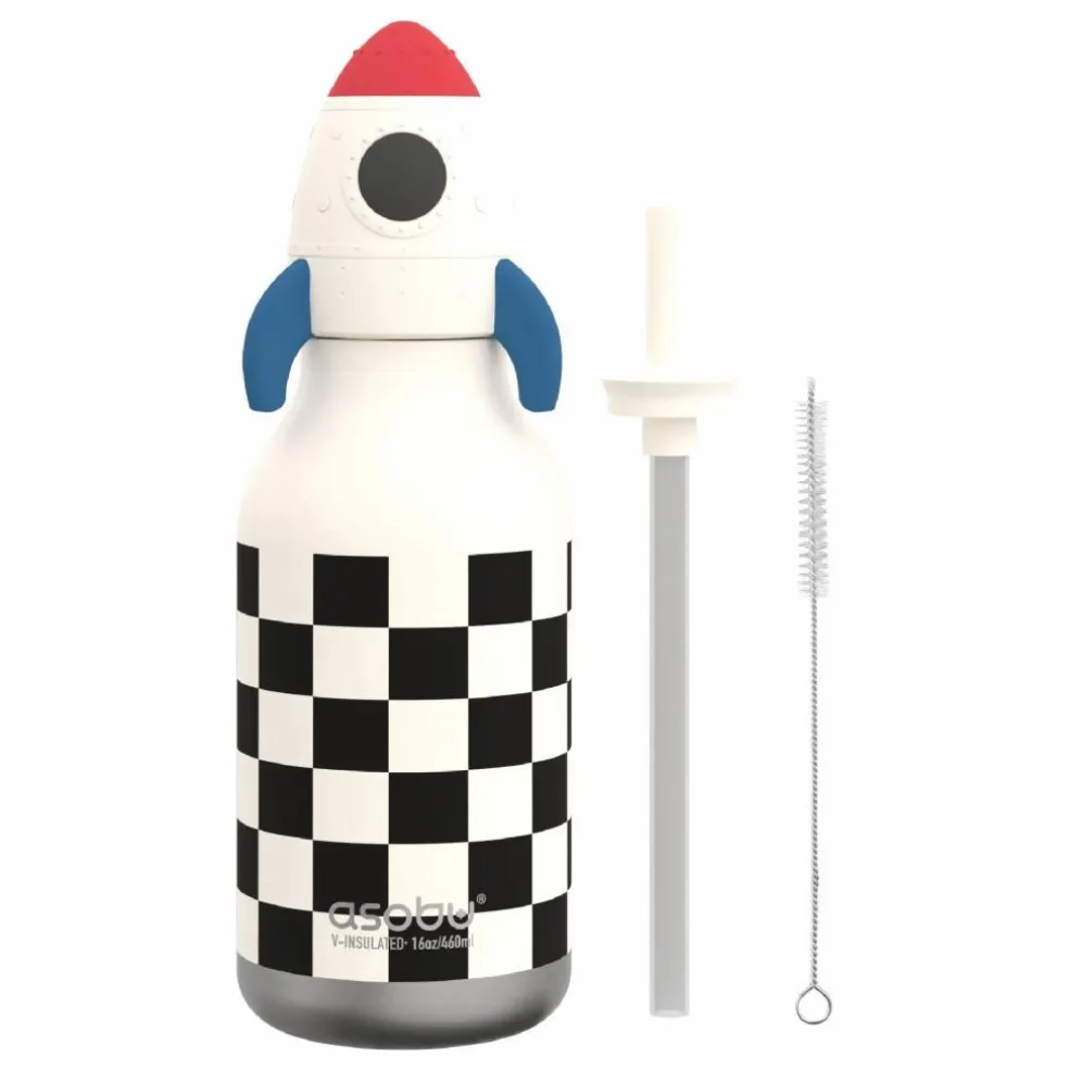 Gourde en inox Fusée