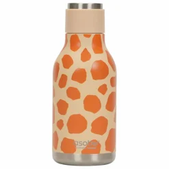 Gourde en inox Girafe | Orange