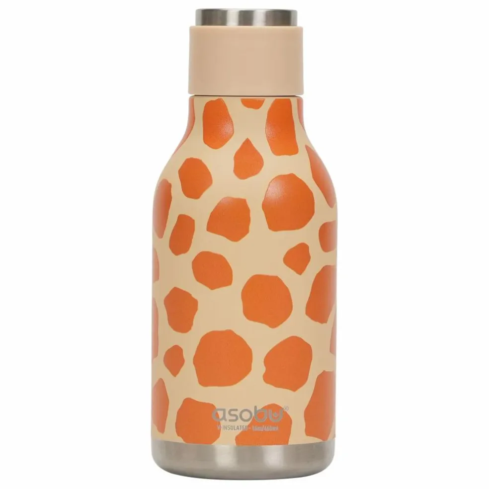 Gourde en inox Girafe | Orange