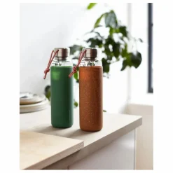 Gourde en verre borosilicate- 600 ml | Olive