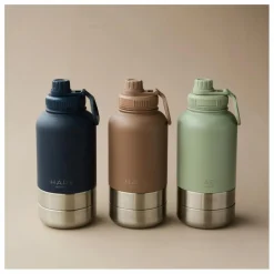 Gourde pour chien Haps Go - 900 ml | Marron
