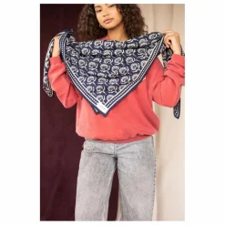 Grand Foulard Latika | Bleu marine