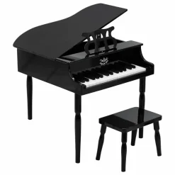 Grand piano à queue 30 touches avec partitions | Noir