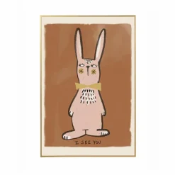 Grande affiche Lapin I see you