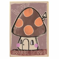 Grande affiche Mushroom | Brun